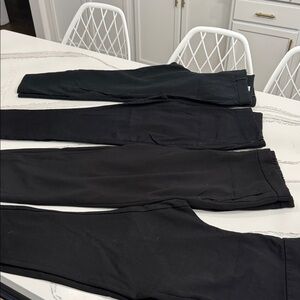 Lot of 4 Women’s Black Dress Pants 16- Gap, Old Navy, A New Day